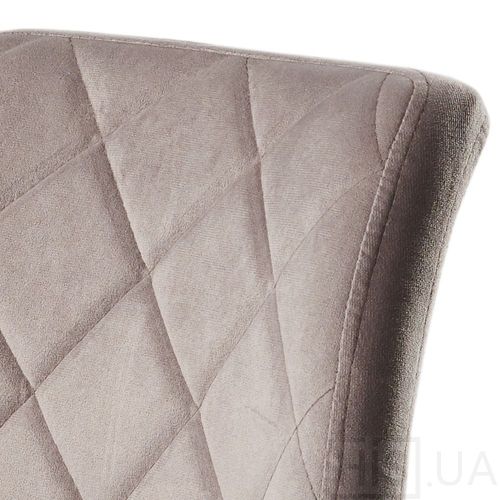 Напівбарний стілець Diamond текстиль (теплий сірий) - фото 4